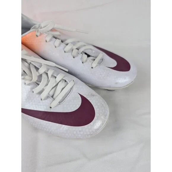 Nike womans Mercurial Victory IV FG 553633 168 White Soccer Cleats Shoes 7.5W - Picture 2 of 7